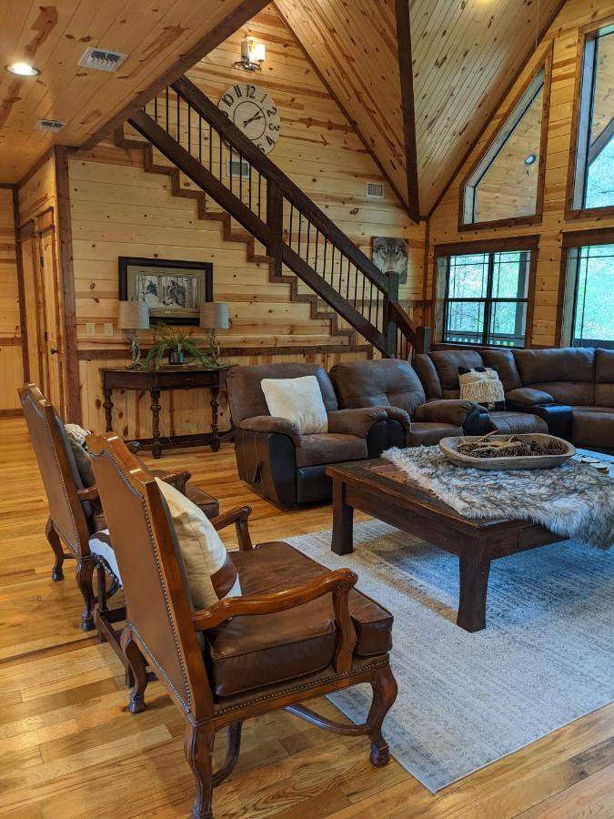 Stone Mountain Lodge 5000Sqft 6 Bed Game Room Pool Table Hot Tub 布罗肯鲍 外观 照片